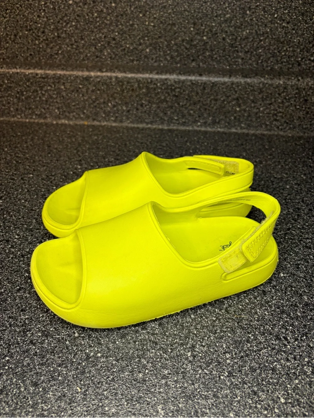 Cat & Jack Neon Yellow Slip-On Kids Sandals